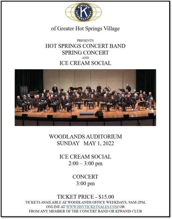 HS Concert Band Spring Concert in Hot Springs Village