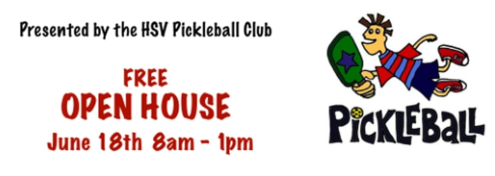 HSV Pickleball Club To Host Open House June 18