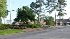 Hot Springs Village Monument Sign Demolished 8