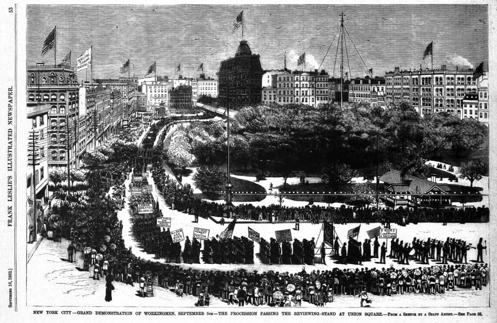 Labor in Perspective 1st Labor Day Parade 1882
