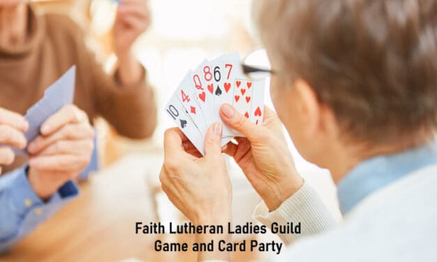 Faith Lutheran Ladies Guild Game and Card Party 