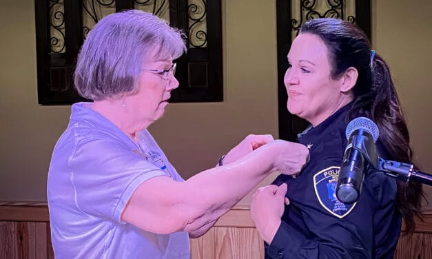 HSVPD Officers Received New Blessed Badges