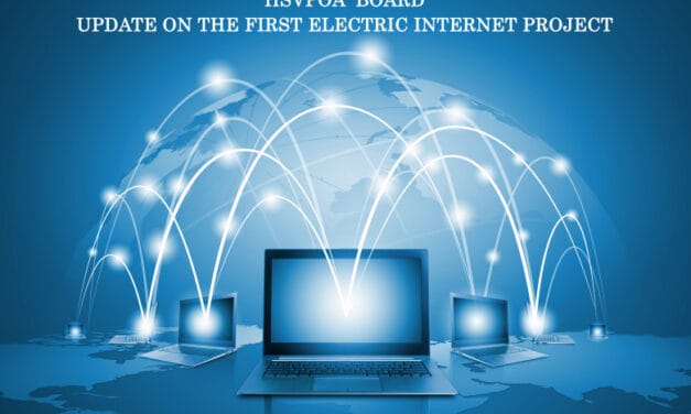 HSVPOA Board Update on 1st Electric Internet Project