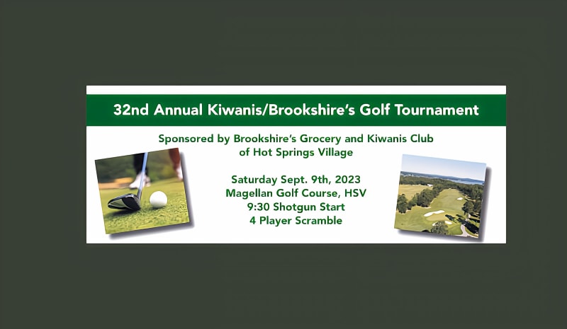Kiwanis Club & Brookshire’s Sponsor Golf Tournament