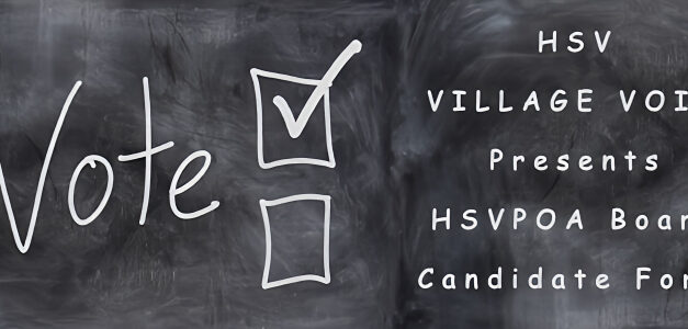 HSV Voice to host 2024 Board Candidate Forum