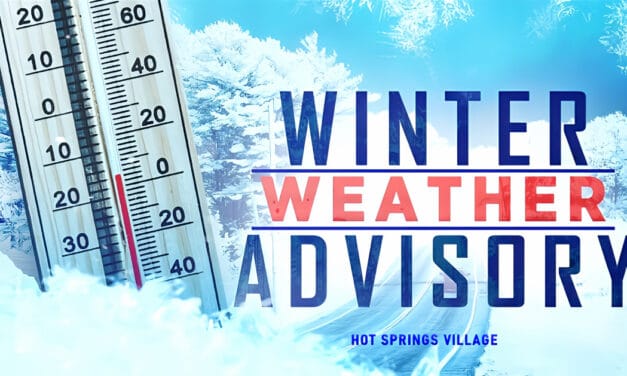 Hot Springs Village Winter Weather Update