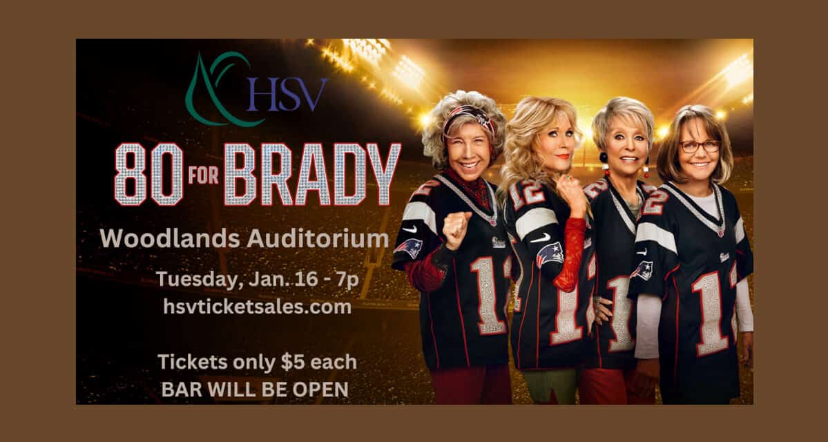 Movie Night at Woodlands – 80 for Brady