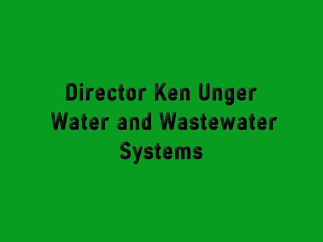 Unger Works to Improve HSV Water & Wastewater Systems