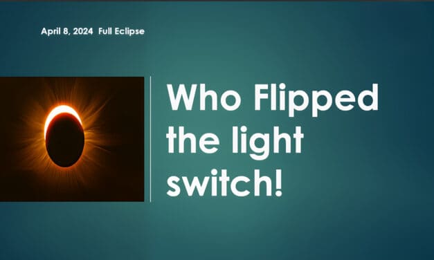 Who Flipped the Light Switch!