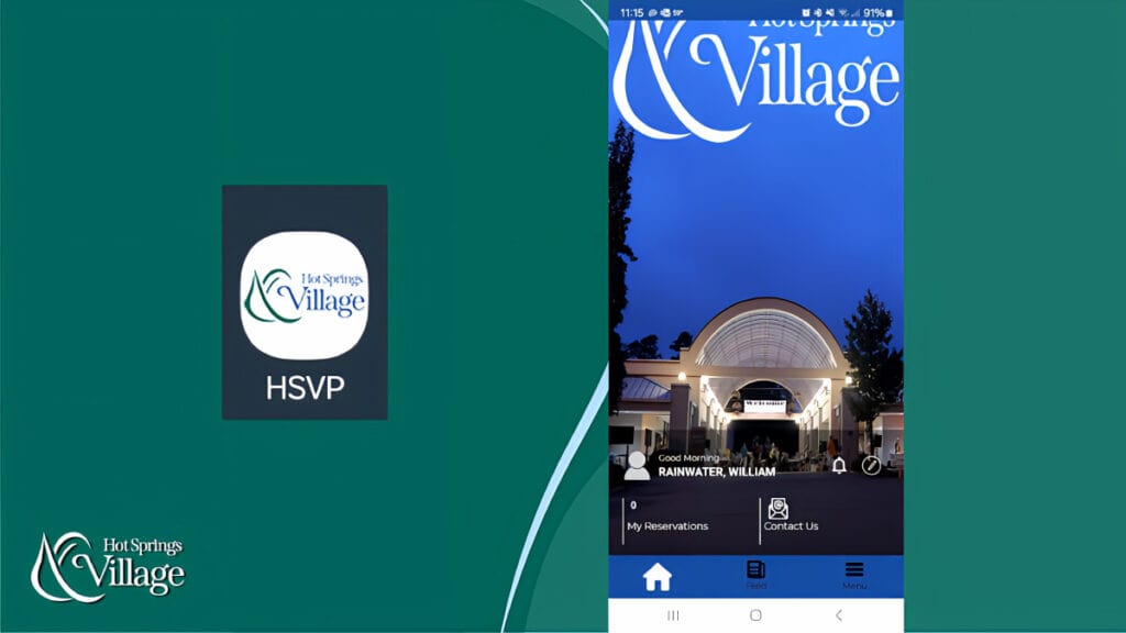 Hot Springs Village develops mobile app for new website 1
