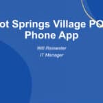 Hot Springs Village develops mobile app for new website