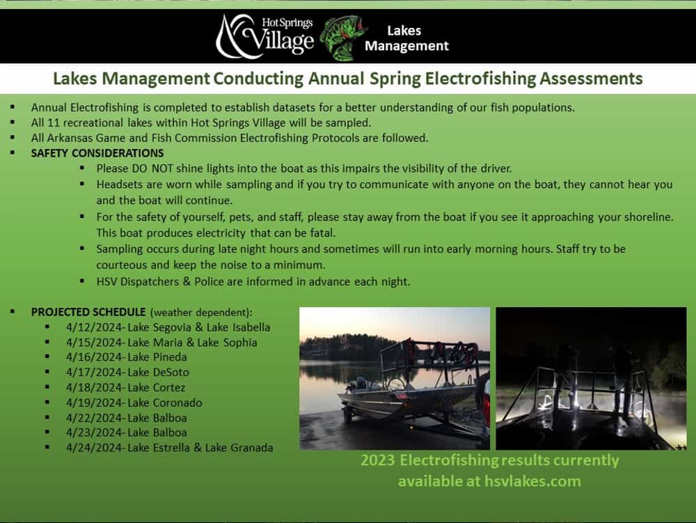 Lakes Committee Mtg 04-10-24 Electrofishing Info