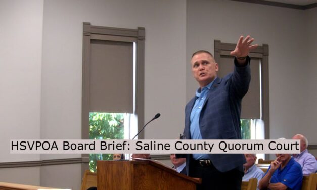 HSVPOA Board Brief: Saline County Quorum Court