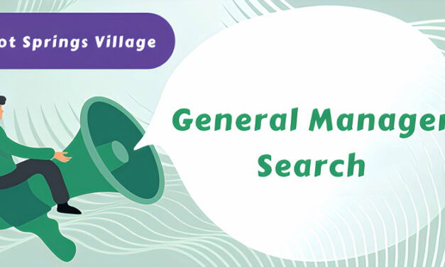 Hot Springs Village General Manager Search Process