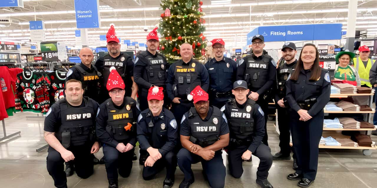 Children Jingle and Mingle with HSV Police: “Shop with a Cop”