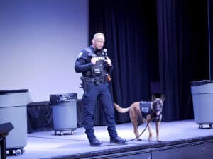 Hot Springs Village K9 Officer Nala steals the show at Audubon Presentation! 12