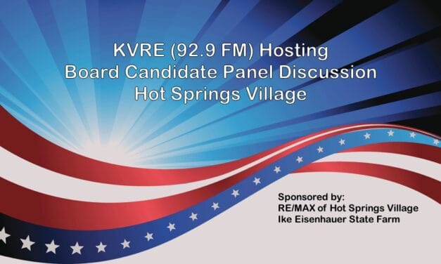 KVRE (92.9 FM) of Hot Springs Village Hosting Board Candidate Panel Discussion